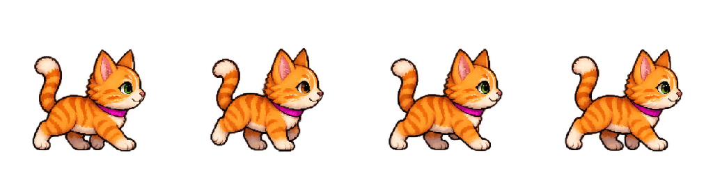 Walking cat sprite